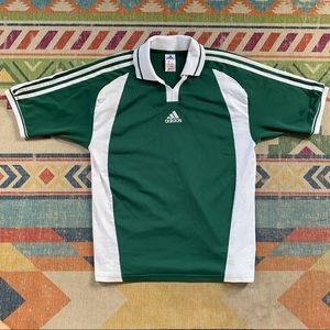 VINTAGE MENS FOREST GREEN ADIDAS TEE 💚
